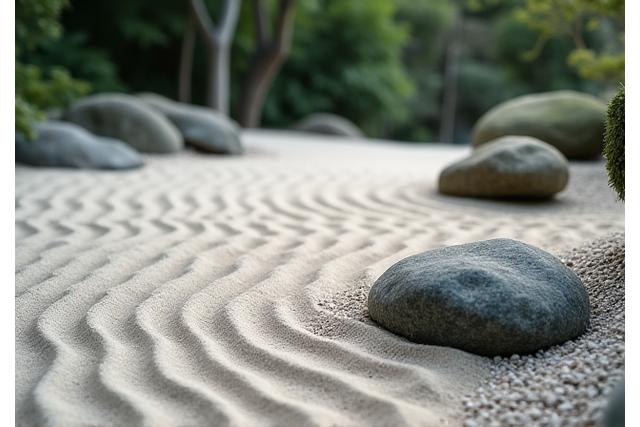 枯山水の庭園に広がる侘び寂びの美